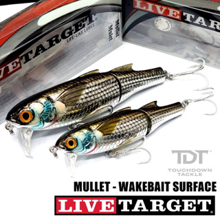 LIVETARGET MULLET WAKEBAIT SURFACE ปลากระบอกสวิมเบท อย่างเหมือน !! ของแท้ 100%