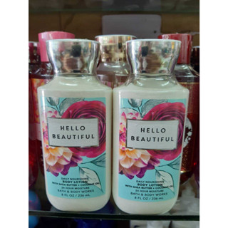 ครีมน้ำหอม Bath &amp; Body Works Hello Beautiful Body Cream 226g. ของแท้ (สินค้า1ชิ้น)