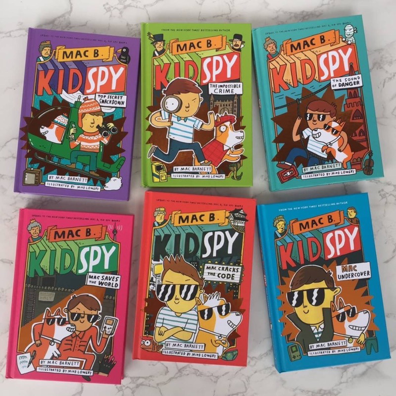 พร้อมส่งค่ะ!! หนังสือชุด Mac B. Spy kid (comic chapter book) หนังสือเด็กภาษาอังกฤษ