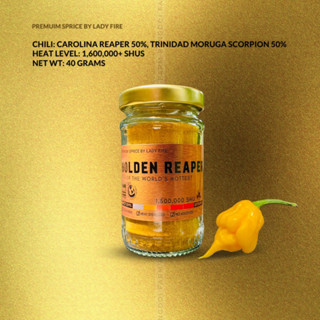 Golden Reaper Powder พริกผงสีทอง เผ็ดที่สุดในโลก 2,000,000SHU