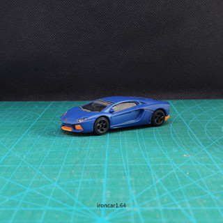 majorette lamborghini aventador สีน้ำเงินส้ม