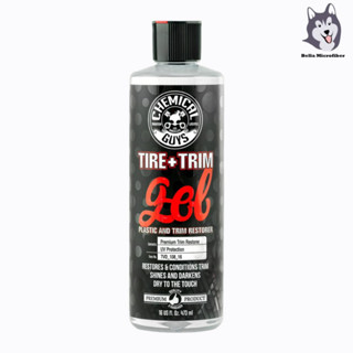 Chemical Guys Tire + Trim GEL for Plastic and Rubber 16 oz ขวดจริง น้ำยาดูแลยางและพลาสติกภายนอก