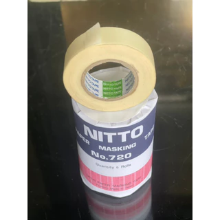 NITTO กระดาษกาวนิตโต้ NITTO TAPE NO.720 กระดาษกาวนิตโต้ Nitto ขนาด (16 mm. x 18 m.)