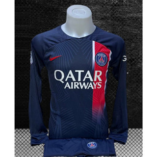 ชุดฟุตบอลแขนยาว ชุดกีฬาแขนยาว (เสื้อ+กางเกง) ปารีส ฤดูกาลใหม่ล่าสุด 2021-2022