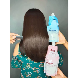 ยืดโปรตีนโกเซ็น Gosen Straight Protein ผสมโปรตีนและสารอาหารต่างๆที่จำเป็นต่อเส้นผม 450x2 ml