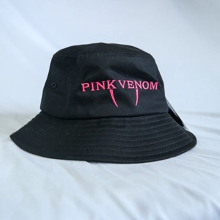 หมวก  Blackpink ทรง Bucket ลาย Pink Venom งานปักหน้า มือ1 ลิขสิทธิ์แท้นำเข้าจาก UK