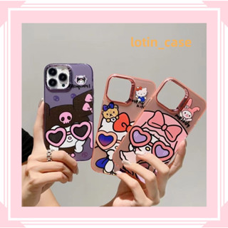 🎁ส่งของขวัญ🎁เคสไอโฟน สำหรับ 11 13 for iPhone Case 14 12 Pro Max น่ารัก การ์ตูน แฟชั่น กันกระแทก ปกป้อง เคสโทรศัพท์