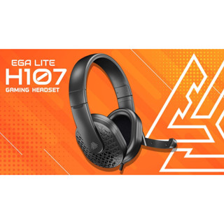 หูฟังเกมส์มิ่ง EGA LITE TYPE H107 ดีไซน์เหมาะกับการใช้งาน ไม่ว่าจะดูหนัง ฟังเพลง Jack 3.5mm