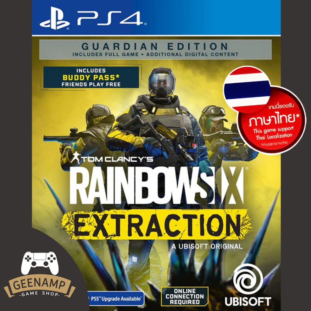 (คูปองShopeeลด15%) PS4 [มือ1] TOM CLANCY'S RAINBOW SIX EXTRACTION (R3/ASIA)(online) รองรับภาษาไทย # Deluxe