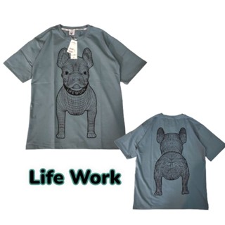 เสื้อยืดเกาหลี Life Work ผ้านิ่มๆ งานจริงสวยตรงปก