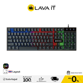 Fantech K514 Gaming Keyboard Semi Mechanical Switch RGB (TH) คีย์บอร์ดเกมมิ่ง (รับประกันสินค้า 2 ปี)