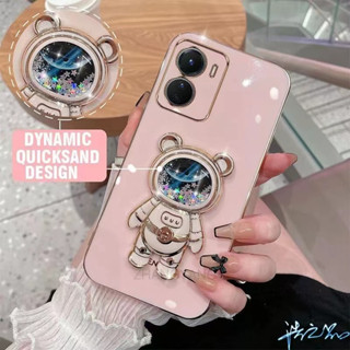 เคส TPU ขอบตรง นักบินอวกาศไหม่ สำหรับ Oppo Reno7Z Reno8Z Reno5 A15 A15S A16 A96 A5S F9 A12 A7 A53 A3S A83 Tpu กันกระแทก