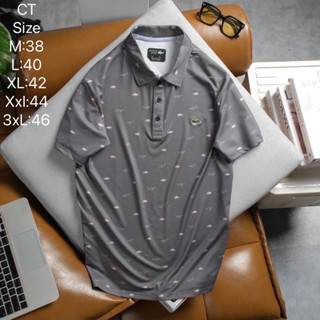 เสื้อโปโลชาย เนื้อผ้ากีฬาเบาสบายไม่ร้อน ใส่เป็นเสื้อกอล์ฟผู้ชาย ป้องกันแสงแดด
