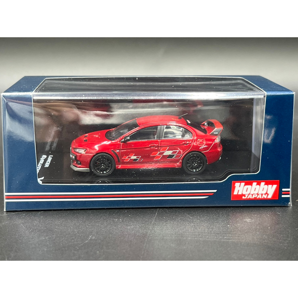 Hobby JAPAN 1/64 MITSUBISHI LANCER EVOLUTION Evo X RED METALLIC
