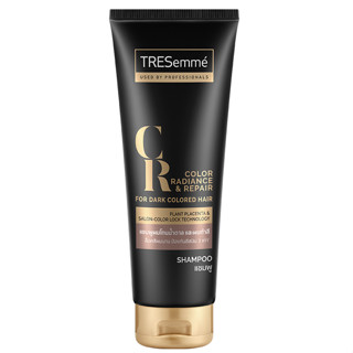 220ml Tresemme Shampoo  Color Radiance &amp; Repair For Dark Colored Hair เทรซาเม่ คัลเลอร์ เรเดียนซ์ แอนด์ รีแพร์ ฟอร์ คัล