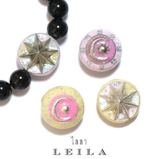 Leila Amulets ดาวจักรพรรดิ สุริยัน - จันทรา Baby Leila Collection 02 (พร้อมกำไลหินฟรีตามรูป)