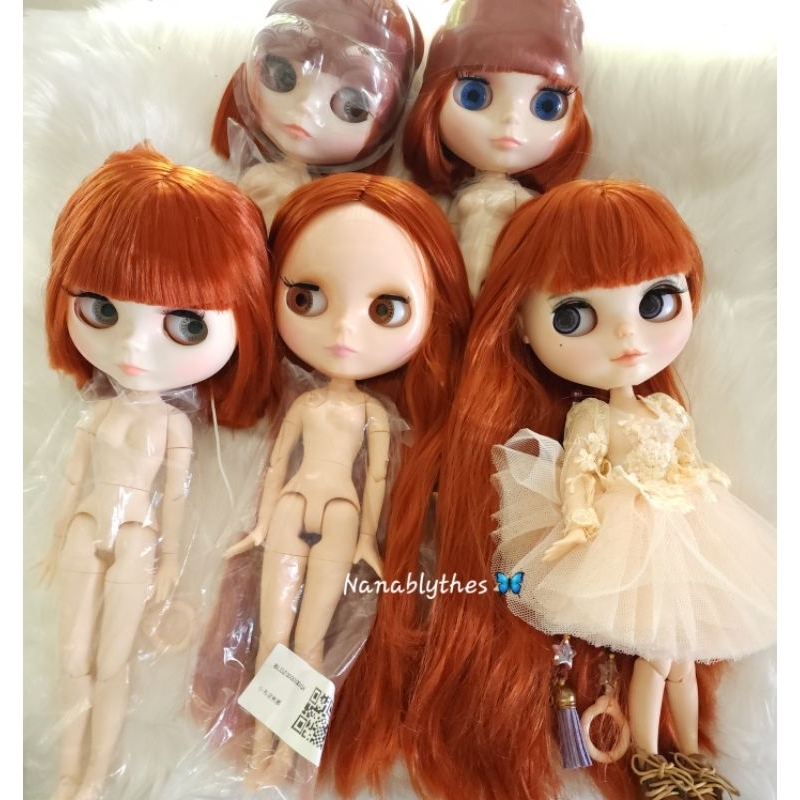 พร้อมส่ง💕ตุ๊กตาบลายธ์รีเจ็ค ผมตรง สีคอปเปอร์ ผิวขาว,ผิวธรรมดา บอดี้ข้อต่อสูง30 cm RBL