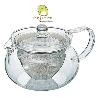 HARIO CHA CHA KYUSU-MARU กาน้ำชาใส 450ml. ทรงกลมเข้าไมโครเวฟได้ ใช้สำหรับชาและกาแฟ HARIO Tea Pot