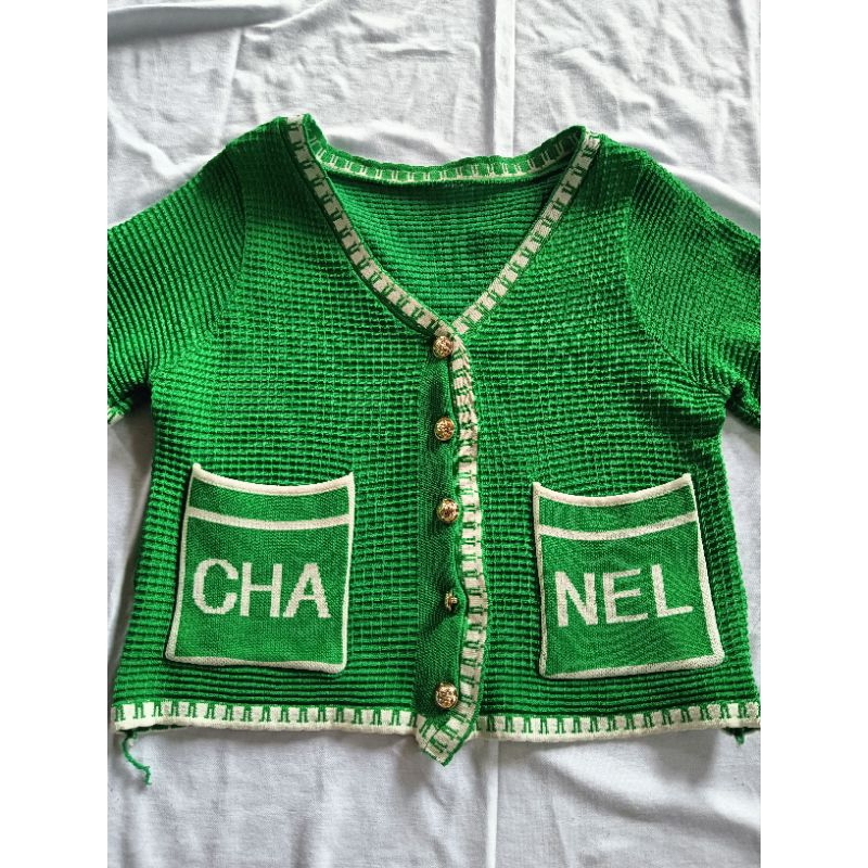 เสื้อไหมพรม กระเป๋า CHANEL