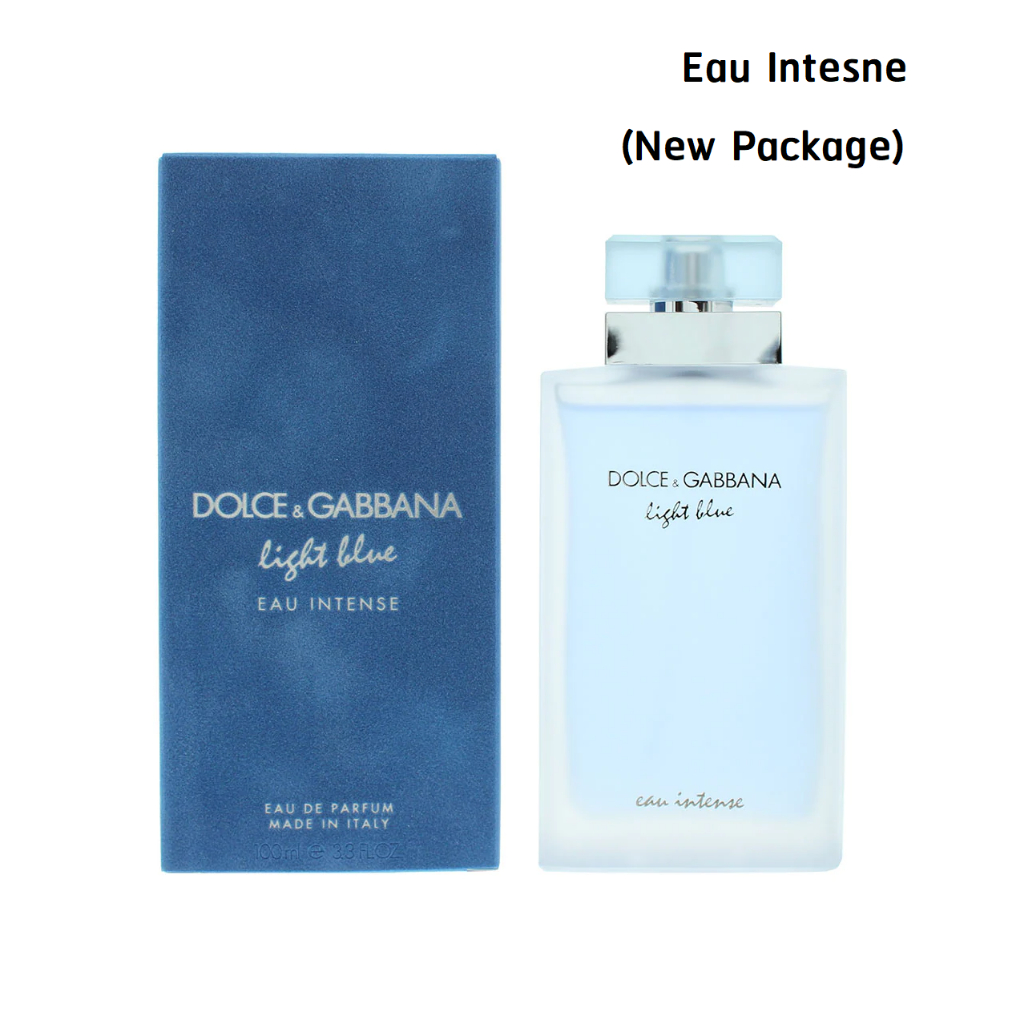 (INTENSE) Dolce & Gabbana Light Blue Eau Intense EDP Women 100 ml. กล่องซีล