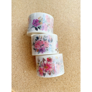 🌸 WATERCOLOR FLOWERS WASHI TAPE 🌸 วาชิเทป เทป ดอกไม้ สีน้ำ