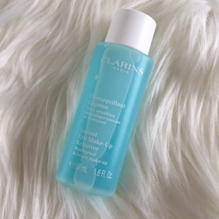 พร้อมส่ง Clarins Instant Eye make up Remover waterproof &amp; heavy make up  50ml เมคอัพรีมูฟเวอร์