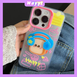 💖New 💖iPhone 14 13 12 11 Pro Max เคส for เคสไอโฟน11 น่ารัก บางเบาพกพาง่าย การ์ตูน เรียบง่าย แฟชั่น พร้อมขาตั้ง Case