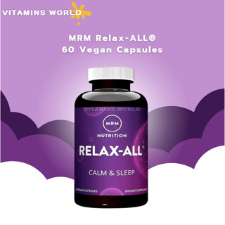 ลดความเครียดเรื้อรังและความตึงเครียด MRM Relax-ALL®, 60 Vegan Capsules (V.474)