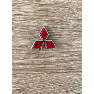 โลโก้Mitsubishi ขนาด 3.3cm.x3cm. ขอบดำ โลโก้มิตซูบิชิ