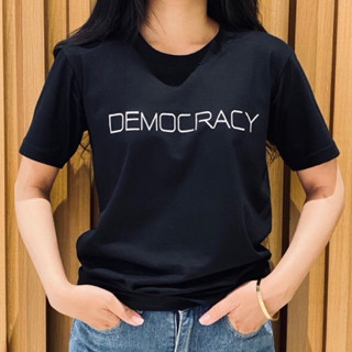 เสื้อยืดสกรีนลายDemocracy