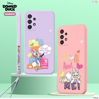 เคสเดซี่ดั๊ก หวานใจของโดนัลด์ดั๊ก รุ่น Samsung A(ซัมซุง) เคสมือถือ Donald Duck เคสน้องเป็ด ลิขสิทธิ์แท้จาก Disney