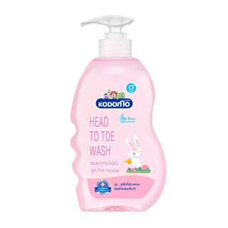 แชมพูสบู่เหลวโคโดโม Head to toe wash Pink Hanabaki400Ml