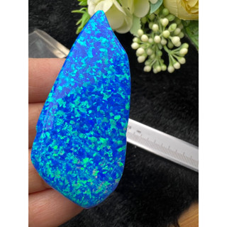 Lapis lazuli lab opal 36 carats 1 pieces size 45x15 mm 1 pieces