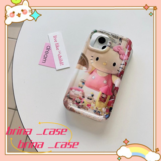 ❤️ส่งของขวัญ❤️ เคสไอโฟน 11 12 13 14 Pro Max HelloKitty การ์ตูน ความนิยม แฟชั่น ฤดูร้อน เรียบง่าย Case for iPhoneป้องกันก