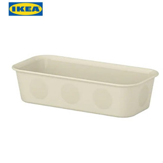 NOJIG นอยิก ที่ใส่ของ, พลาสติก/เบจ, 10x20x5 ซม. IKEA