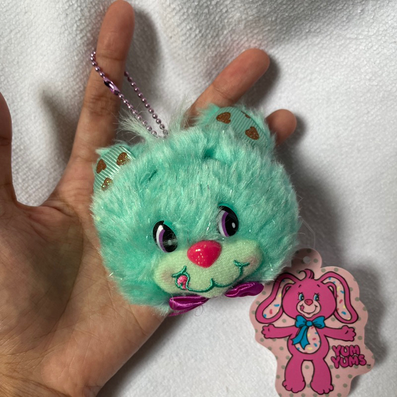 ตุ๊กตางานพวงใส่เหรียญ Yumyums ขนวิ้งค์สวยเล่นแสงสุด✨ใหม่สภาพดี💕