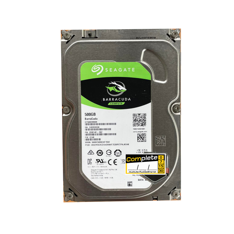 HDD/Seagate/500GB(สำหรับคอมตั้งโต๊ะ)/สินค้ามีพร้อมส่ง/