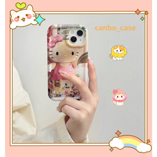 🎁ส่งของขวัญ🎁เคสไอโฟน สำหรับ 11 14 for iPhone Case 13 12 Pro Max การ์ตูน แฟชั่น แมว กันกระแทก เคสนิ่ม เคสโทรศัพท์