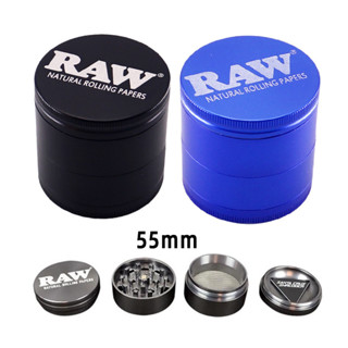 เครื่องบด RAW Grinder 55mm ที่บดสมุนไพร เครื่องบดสมุนไพร บดสมุนไพร สมุนไพร ที่บด ที่บดยา