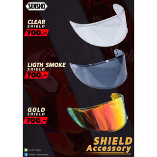 SHIELD SENSHO สามารถใส่กับหมวก SHOEI แท้ได้รุ่น Z-7 X-14 X-SPIRIT 3