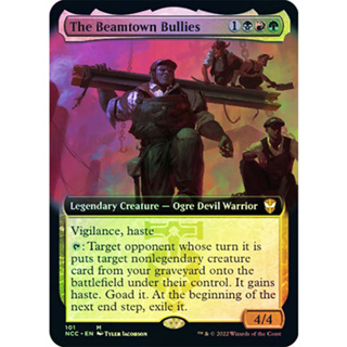 [MTG] The Beamtown Bullies (Extended Art) [NCC] [MULTI] [MYTHIC] [FOIL] [ENG] (การ์ดเมจิค / Magic the Gathering)