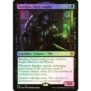 [MTG] Burakos, Party Leader [CLB] [ARTIFACT] [MYTHIC] [FOIL] [ENG] (การ์ดเมจิค / Magic the Gathering)