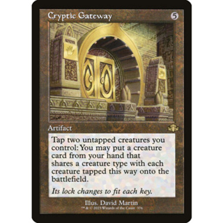 [MTG] Cryptic Gateway (Retro Frame) [DMR] [ARTIFACT] [RARE] [NORMAL] [ENG] (การ์ดเมจิค / Magic the Gathering)