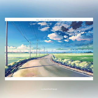 A Sky Longing for Memories : The Art of Makoto Shinkai ฉบับภาษาอังกฤษ (English Book) 𓍯