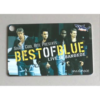 บัตรแข็งคอนเสิร์ต “Best of Blue Live in Bangkok 2004” ของสะสม(ใช้เข้าคอนเสิร์ตไม่ได้) ของหายาก ราคา 499 บาท