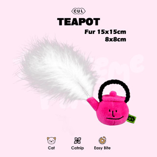 TeapotCat Toy ของเล่นแมวรูปกาน้ำชา ของเล่นน้องแมว มีแคทนิป