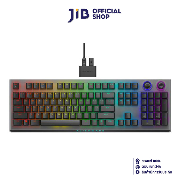 WIRELESS KEYBOARD (คีย์บอร์ดไร้สาย) ALIENWARE AW920K (DARK SIDE OF THE MOON) (CHERRY MX RED SWITCH -