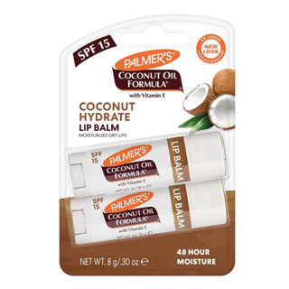 Palmers Coconut Oil Formula Lip Balm (SPF15) แพคคู่