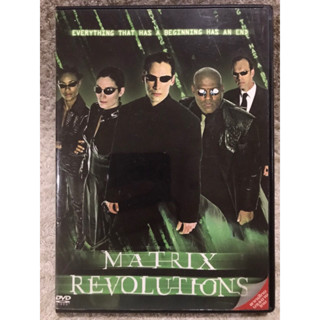 DVD Matrix Revolutions. ดีวีดี เดอะเมทริกซ์ เรฟโวลูชั่น ปฏิวัติมนุษย์เหนือโลก (Action).