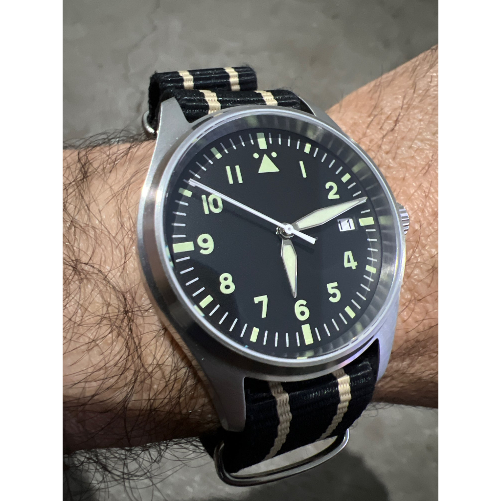 [Pre-order][ออโต้] Addiesdive MY-H2 Pilot watch 39MM C3 AR Sapphire NH35A 200M